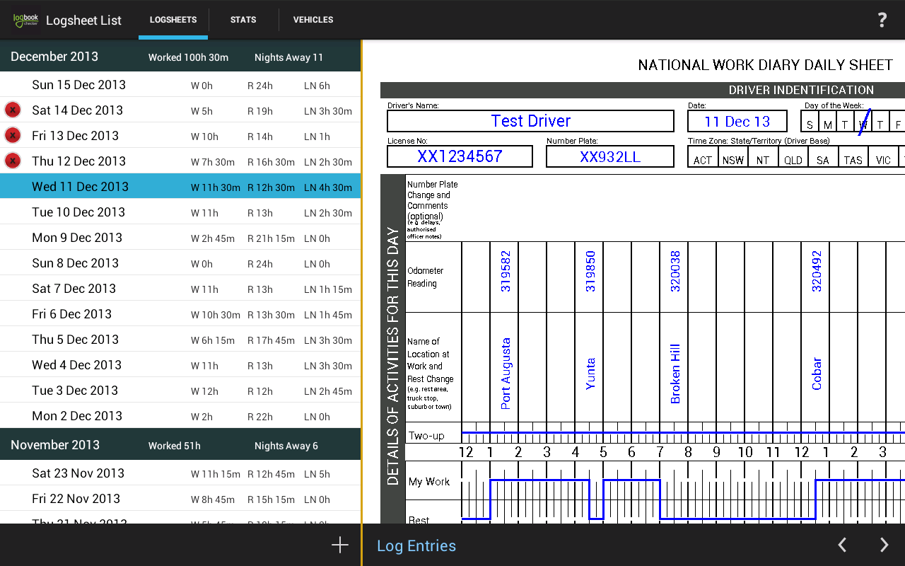 Logbook Checker Android Apps on Google Play
