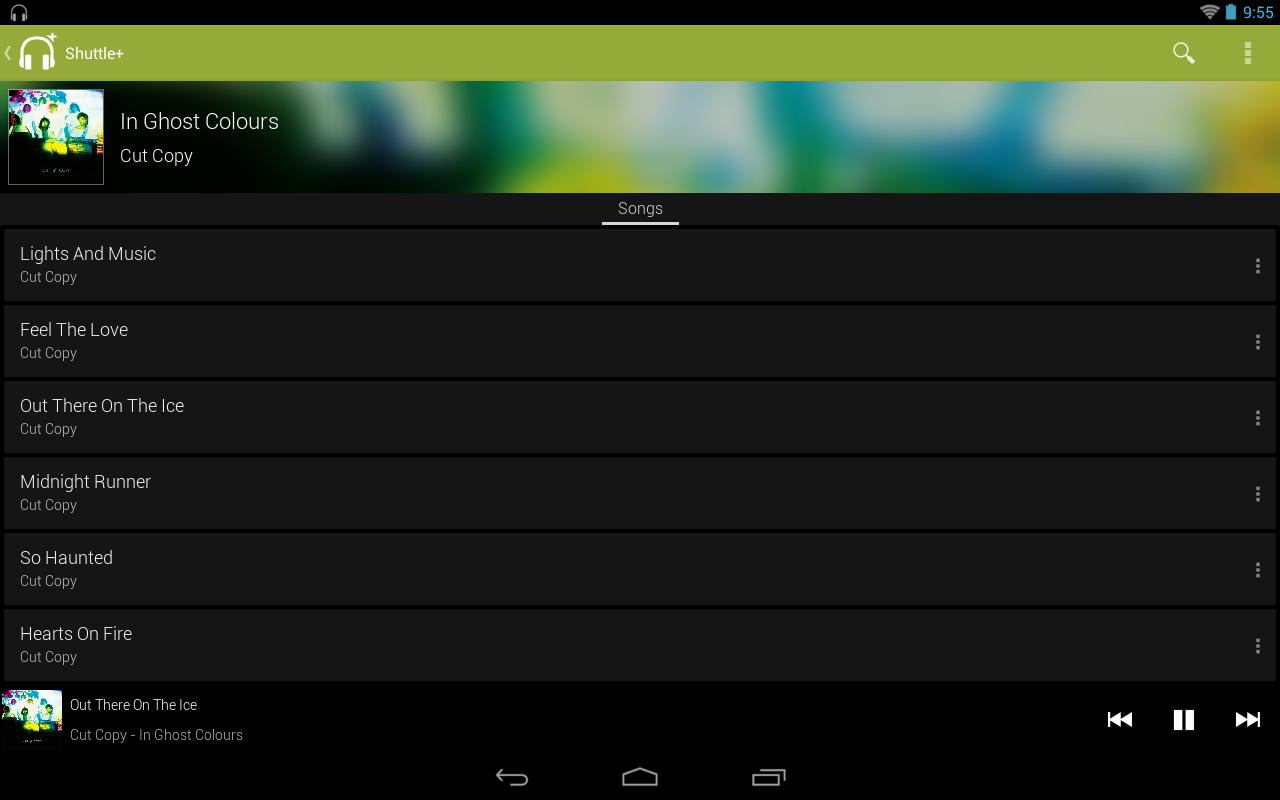 Shuttle+ Music Player - screenshot