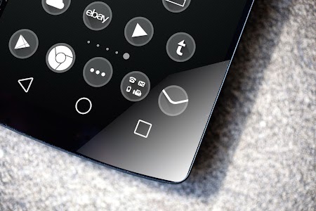 Screenshot one Theme HD icons Pack Glass v1.9