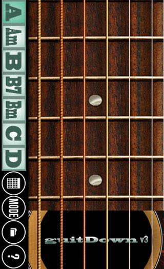 Android application guitDown screenshort