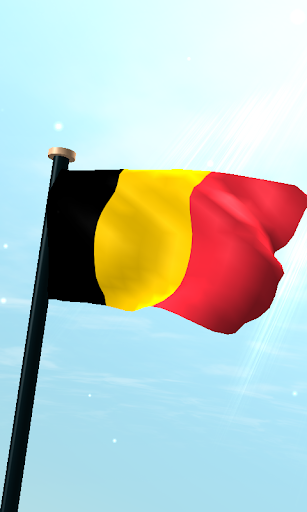 Belgium Flag 3D Free Wallpaper