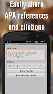 Lastest APA Generator APK for Android