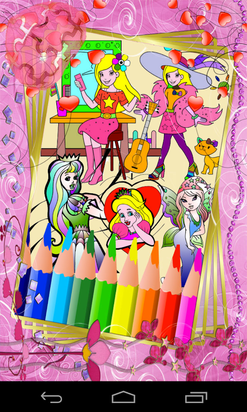 Android application Coloring For Kids - Princess screenshort
