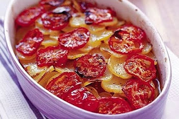 Annie's potato & tomato bake