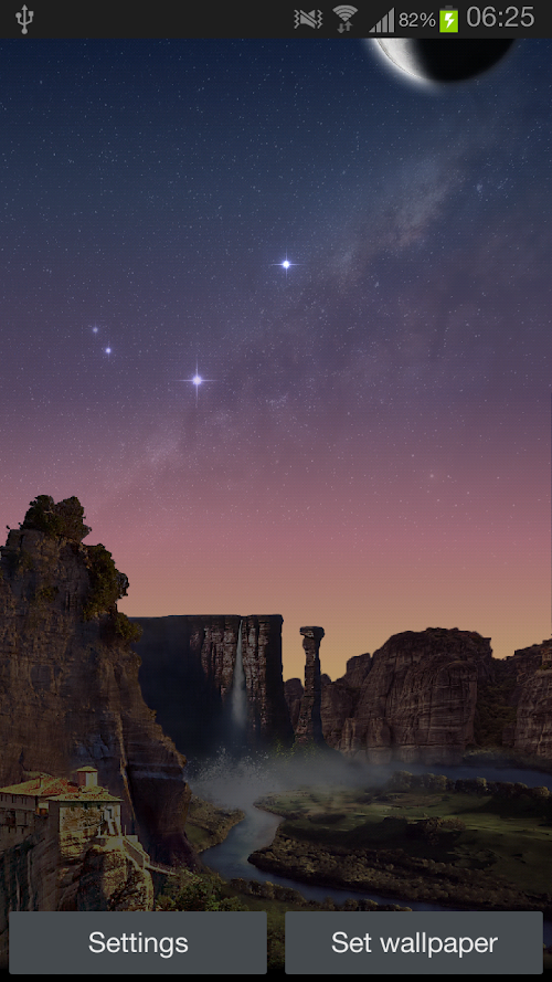 Android application RealTime Live Wallpaper PRO screenshort