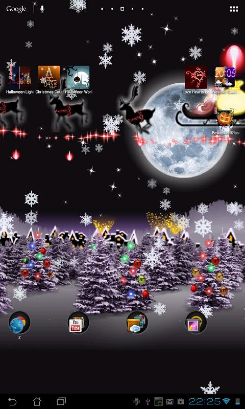 Christmas Live Wallpaper Santa - screenshot