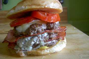 Cheddar and Blue HAMburger