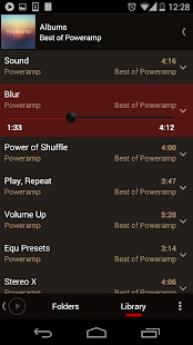 download Skin for Poweramp Brunneus free