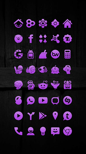 【免費個人化App】Purple Go Apex Nova Icon Theme-APP點子