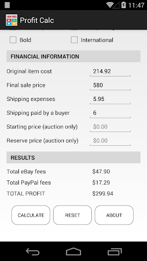 【免費商業App】Profit & Fees Calculator-APP點子