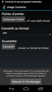 Convertisseur de fichiers - screenshot thumbnail