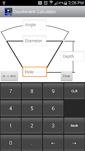 Free Countersink Calculator APK for Android