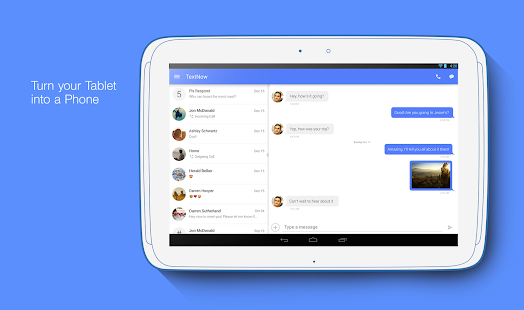   TextNow - free text + calls- screenshot thumbnail   