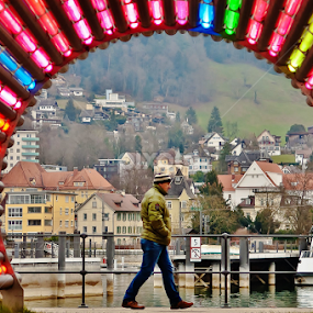 Rainbown Town! by Jesus Giraldo - People Street & Candids
