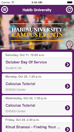 Habib University Events poster 3