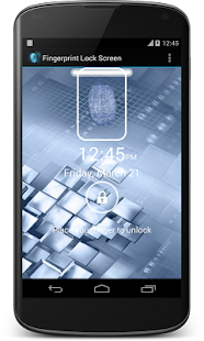  Fingerprint lock screen prank- gambar mini tangkapan layar  