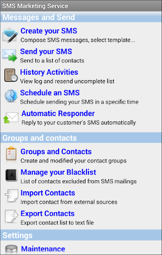 SMS Marketing Service