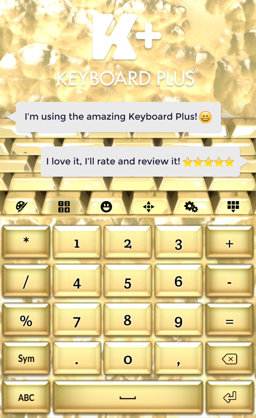 Keyboard Gold Screen 2