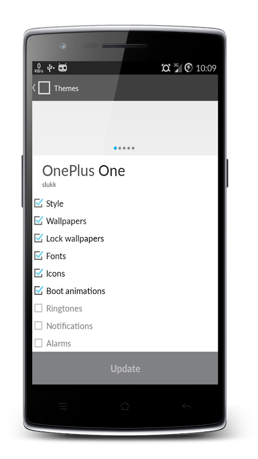 OnePlus One CM11 Theme - screenshot