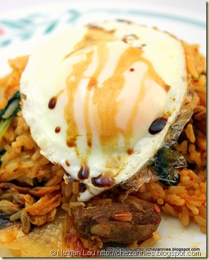 kimchee fried rice with easy over egg and kecap manis 2
