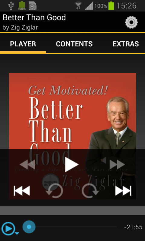 Android application Better Than Good (Zig Ziglar) screenshort