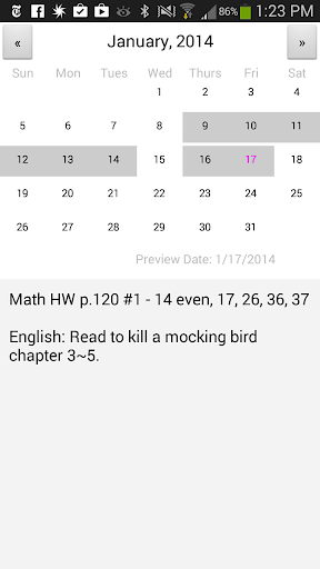 Homework Schedule Planner