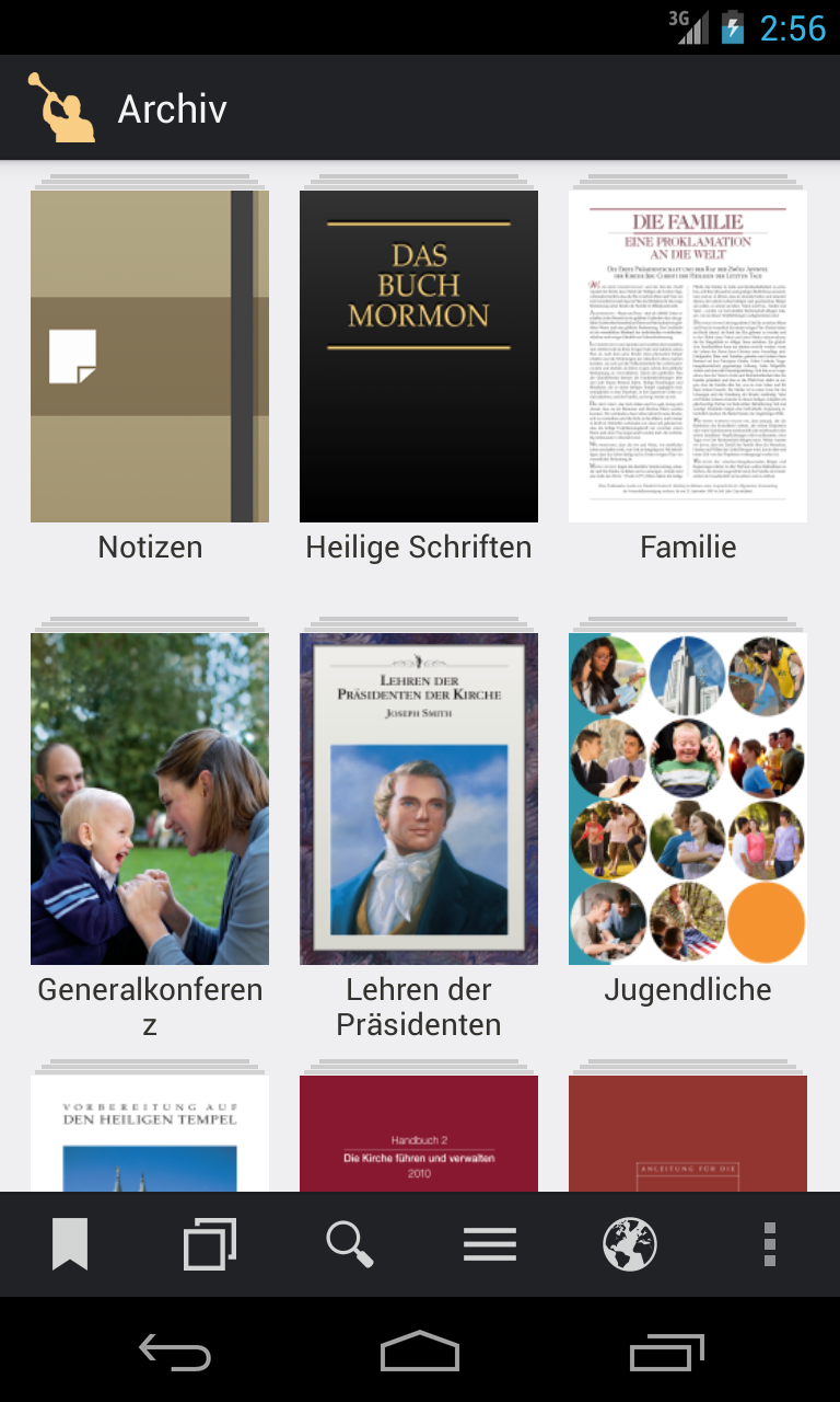 Android application Gospel Library screenshort