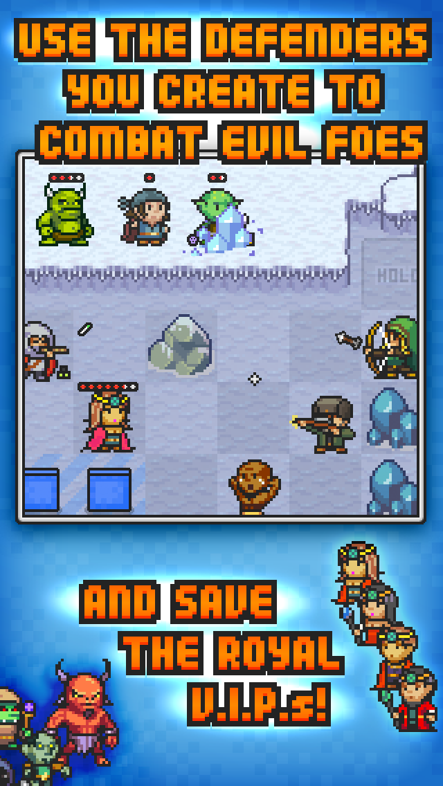 Pixel Defenders Puzzle Screen 3