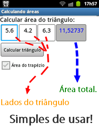 Calculadora de áreas