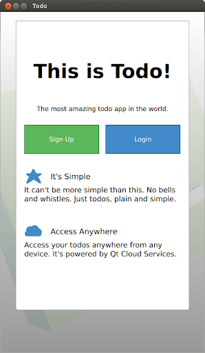 Qt5 Cloud Todo