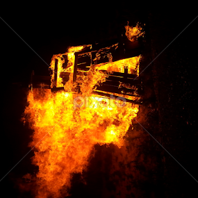 Burning Woods by Anas Mahmudi - Abstract Fire & Fireworks