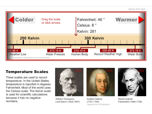 UA K-12 Temperature Scales