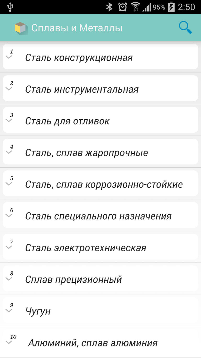 Сплавы и Металлы Pro Screen 2
