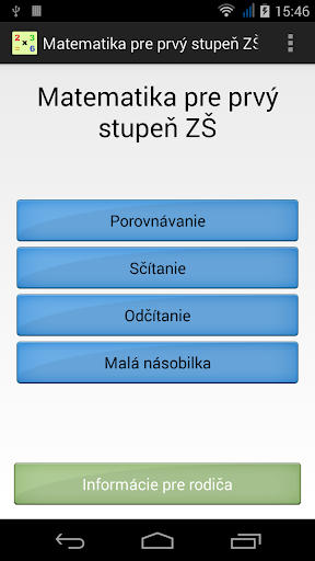 Matematika pre prvý stupeň ZŠ