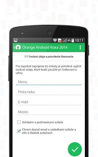 Anketa Orange AndroidRoka2014 Screenshots 4