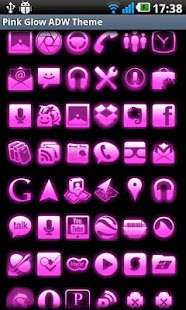 How to get ADW Theme Pink Glow patch 1.6.6 apk for android