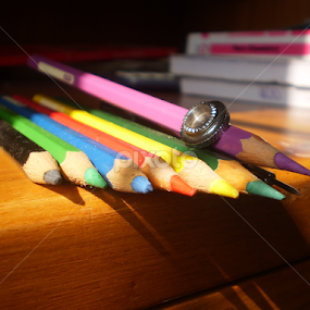 Colour Pencils by Anindya Saha - Novices Only Objects & Still Life