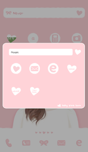 Lovely girl(pink love)dodol Screenshots 1