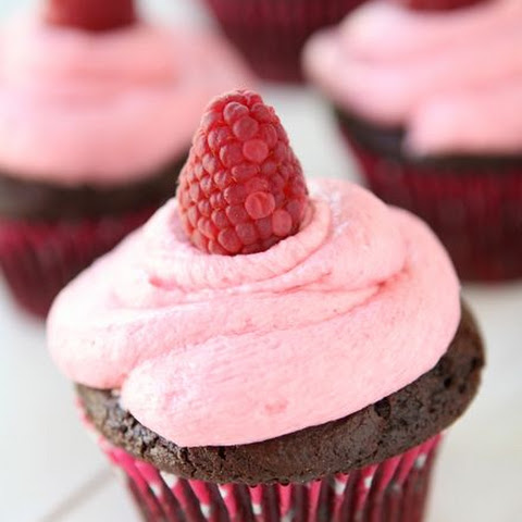 naan original butter recipe Chocolate Frosting with Raspberry Dark Cupcakes Buttercream