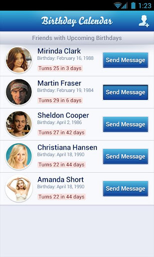  Birthday Calendar: Organizza e Notifica i Compleanni degli Amici di Facebook [App Android]