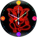 Neon Ganesh Clock Apk