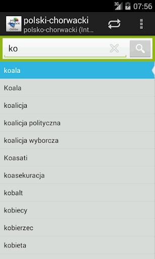 Polsko-Chorwacki słownik
