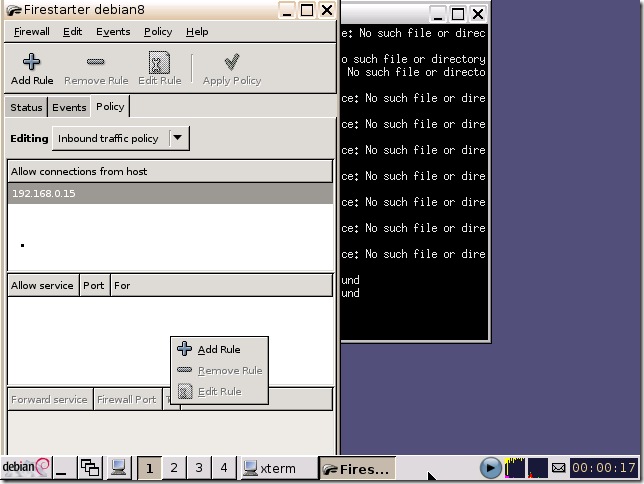 白名單設定好囉，接著加入允許對外開放的PORT