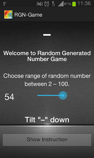 RGN-Game Random Number