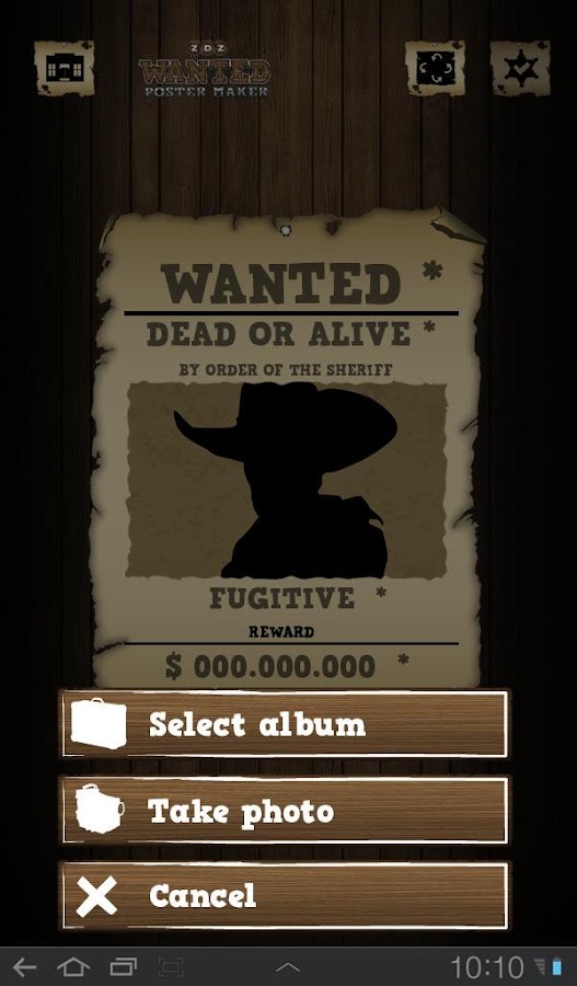 Wanted picture creator