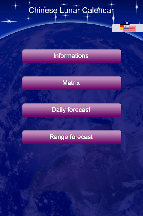 Android application Chinese Lunar Calendar screenshort