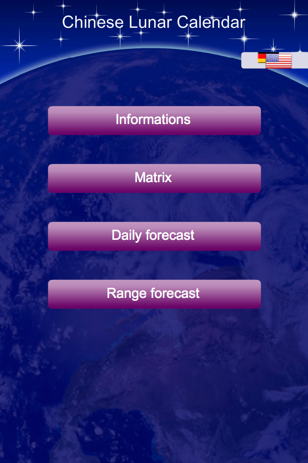 Chinese Lunar Calendar Screen 1