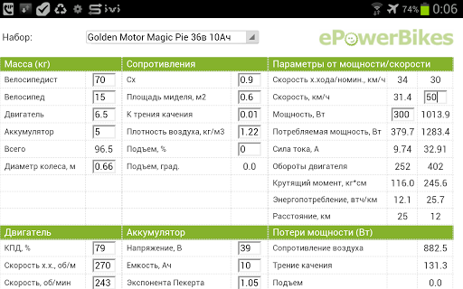 【免費交通運輸App】Калькулятор электровелосипеда-APP點子