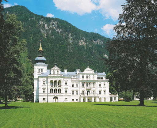 Gruberhof Castle near St. Martin bei Lofer, Austria.