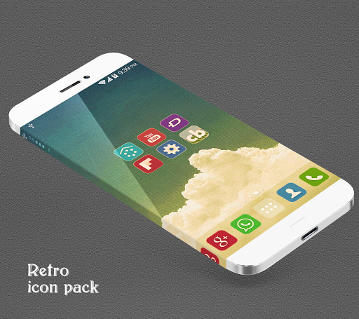 【免費個人化App】Retro Icon Pack Nova Apex ADW-APP點子